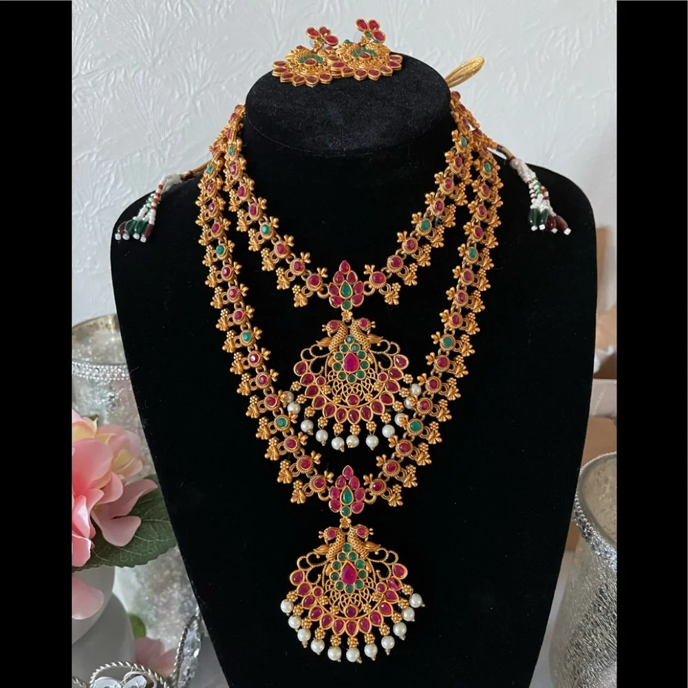 Necklace 2 with earrings - Picture 1 of 4